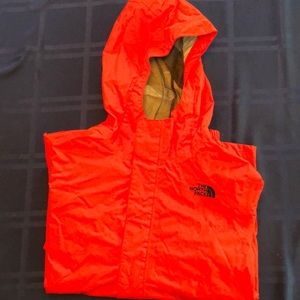 Youth Large Red North Face Raincoat